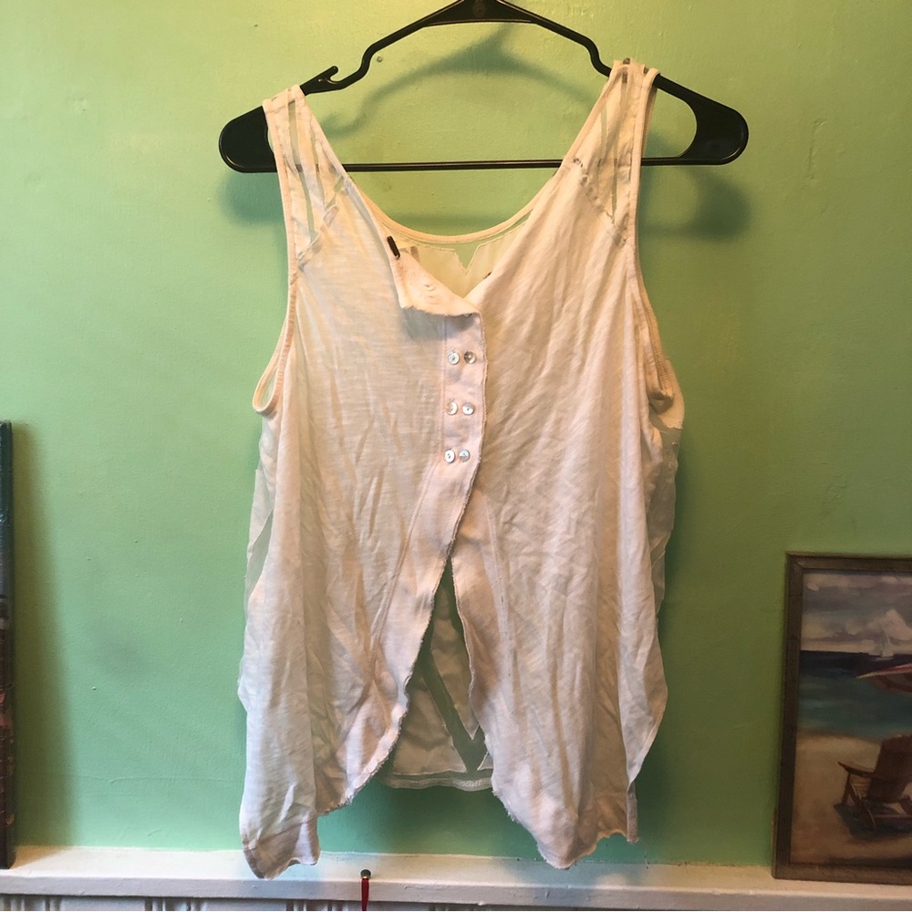 Gorgeous Free People Button Down Top